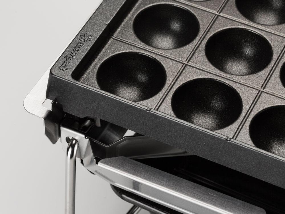 Non-Stick Takoyaki Pan - Japanese Octopus Ball Maker Griddle for Perfect Homemade Takoyaki - Great for Home Cooking, Party Snacks & Asian Cuisine