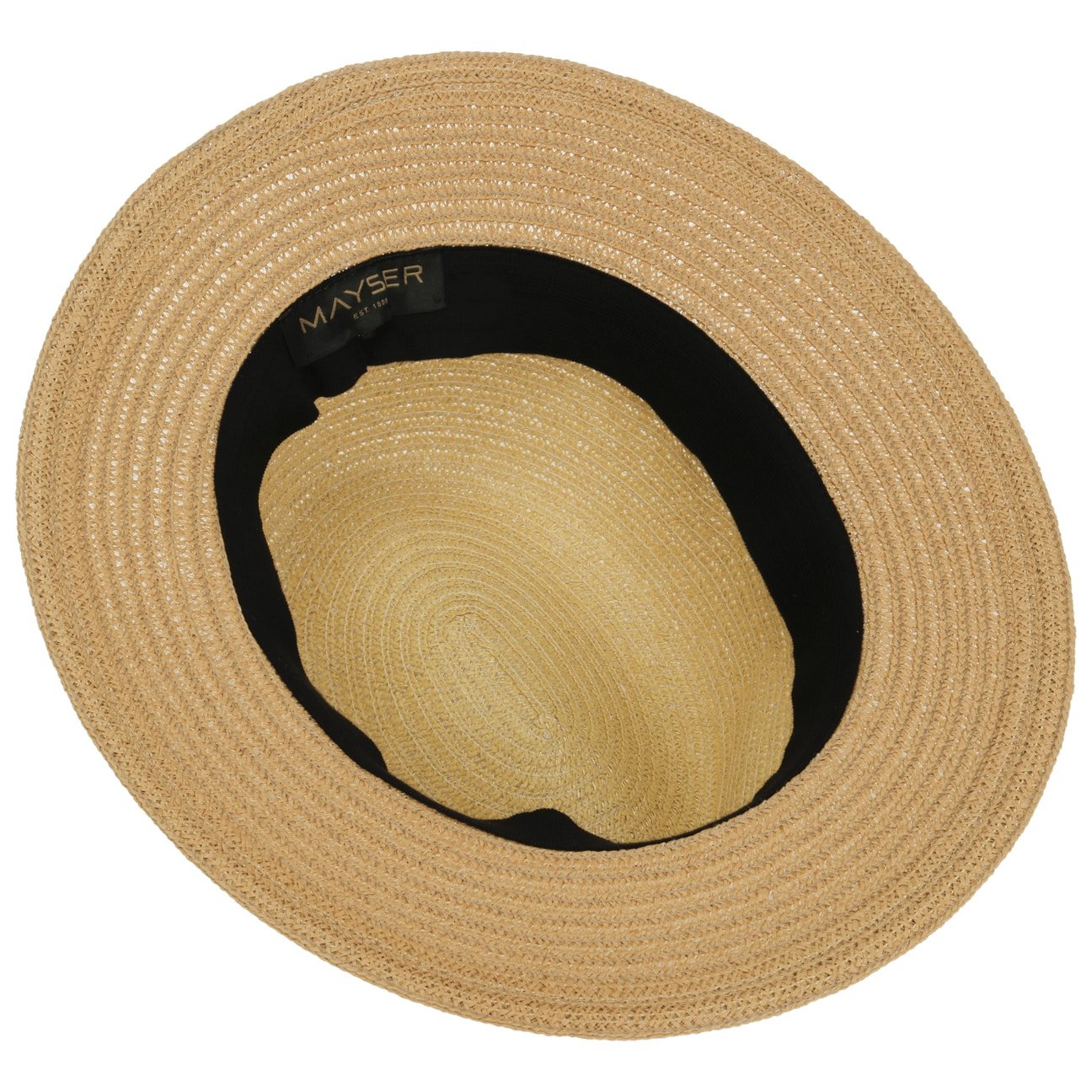 Stylish Mayser Nane Twotone Straw Hat for Women - Perfect for Travel, Beach, and Summer Outfits