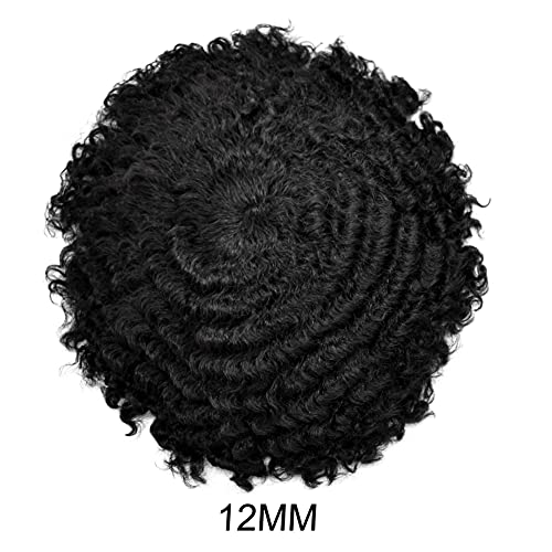 1# Jet Black-12mm Afro Wave