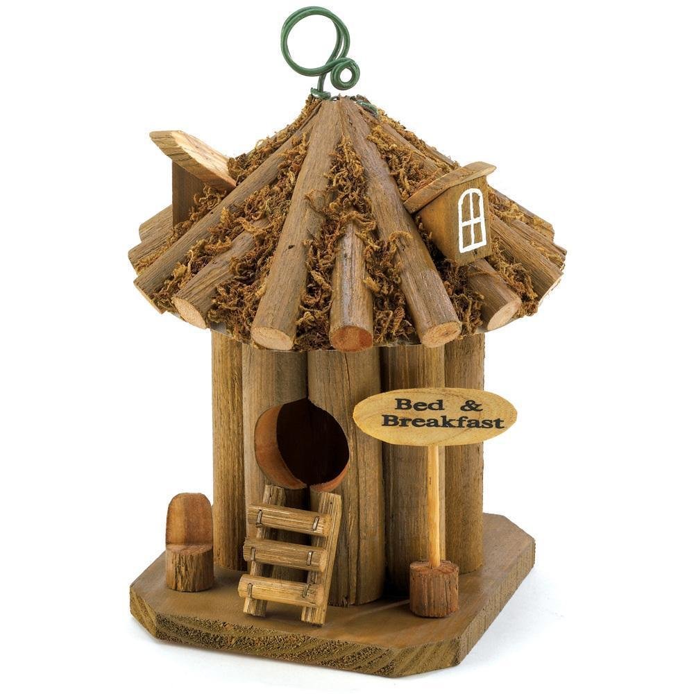 Handmade Wooden Birdhouse for Garden & Backyard - Perfect for Outdoor Decoration, Bird Watching, and Nature Lovers