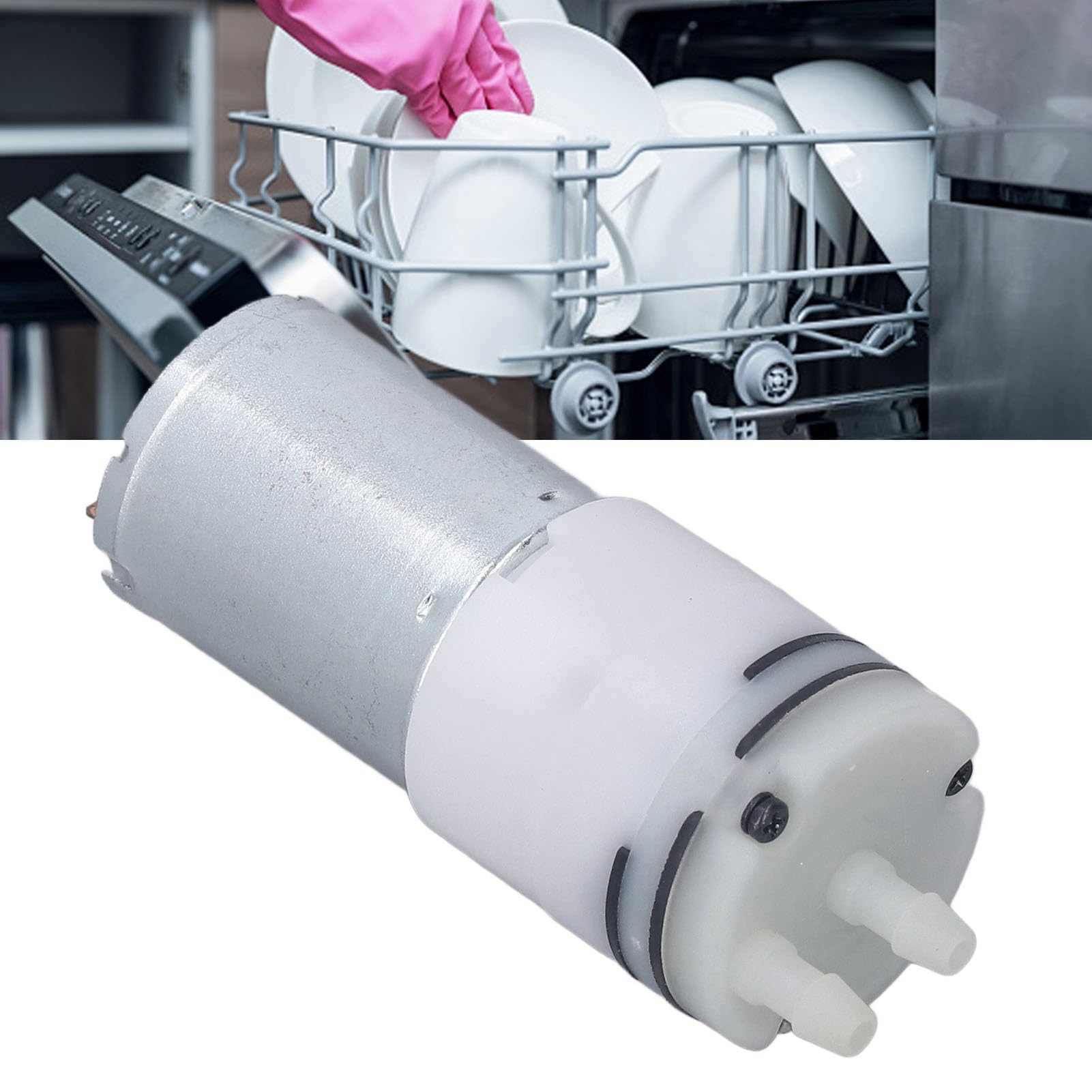 12V Micro Vacuum Pump 200KPA - Mini Electric Air Pressure Pump for Cupping Therapy, Aquariums & Coffee Machines - Portable DC Air Pump for Medical, Home & Kitchen Use