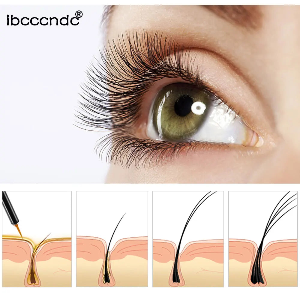 Best Natural Eyelash Growth Serum for Longer, Thicker Lashes - Vegan & Cruelty-Free Lash Enhancer for Daily Use at Home or Salon