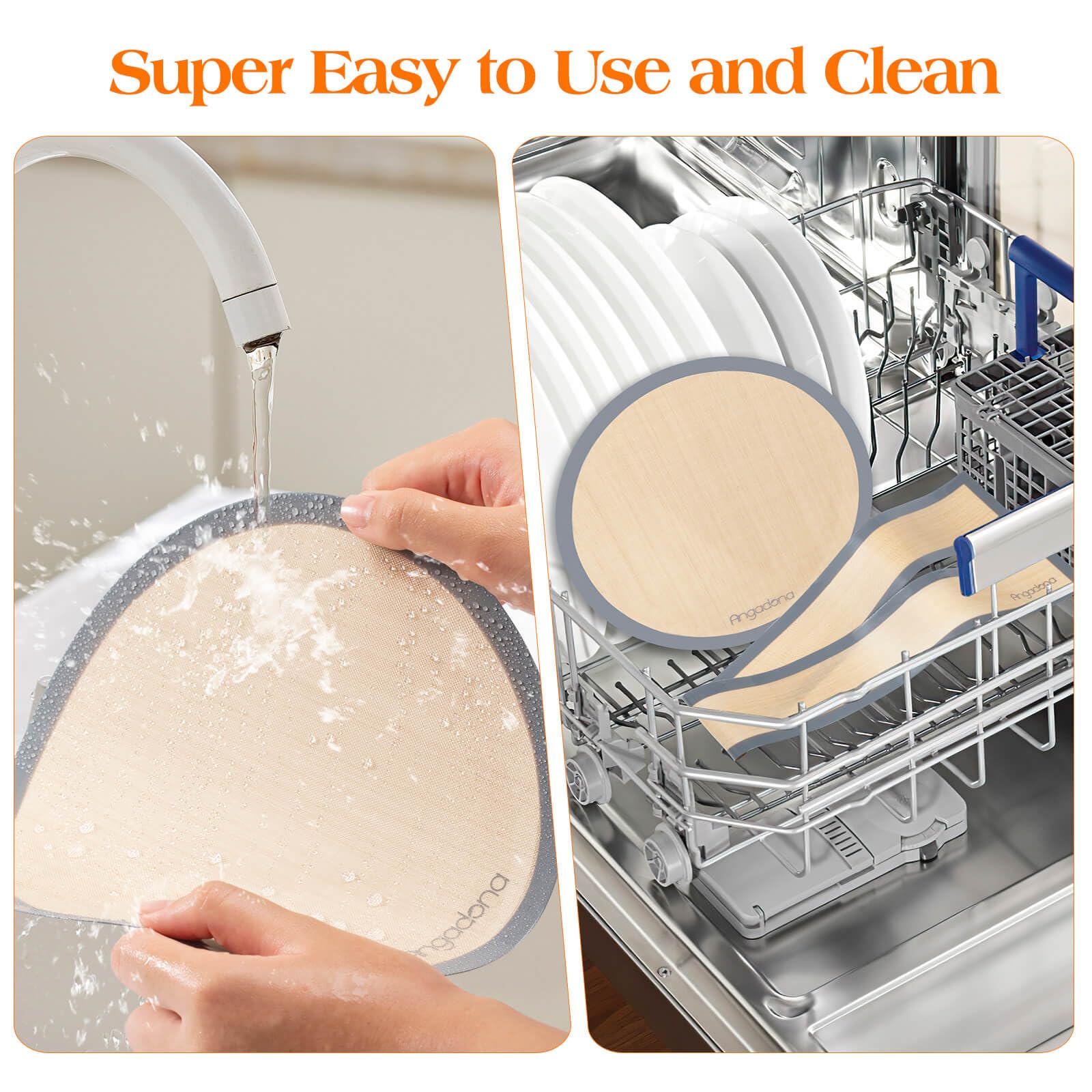 Non-Stick 9 Inch Silicone Baking Mat for Springform Pans - Perfect for Cheesecake, Cakes & Pastries - Prevents Sticking to Bottom & Sides - Easy to Clean & Reusable - Ideal for Home Baking & Professional Kitchens