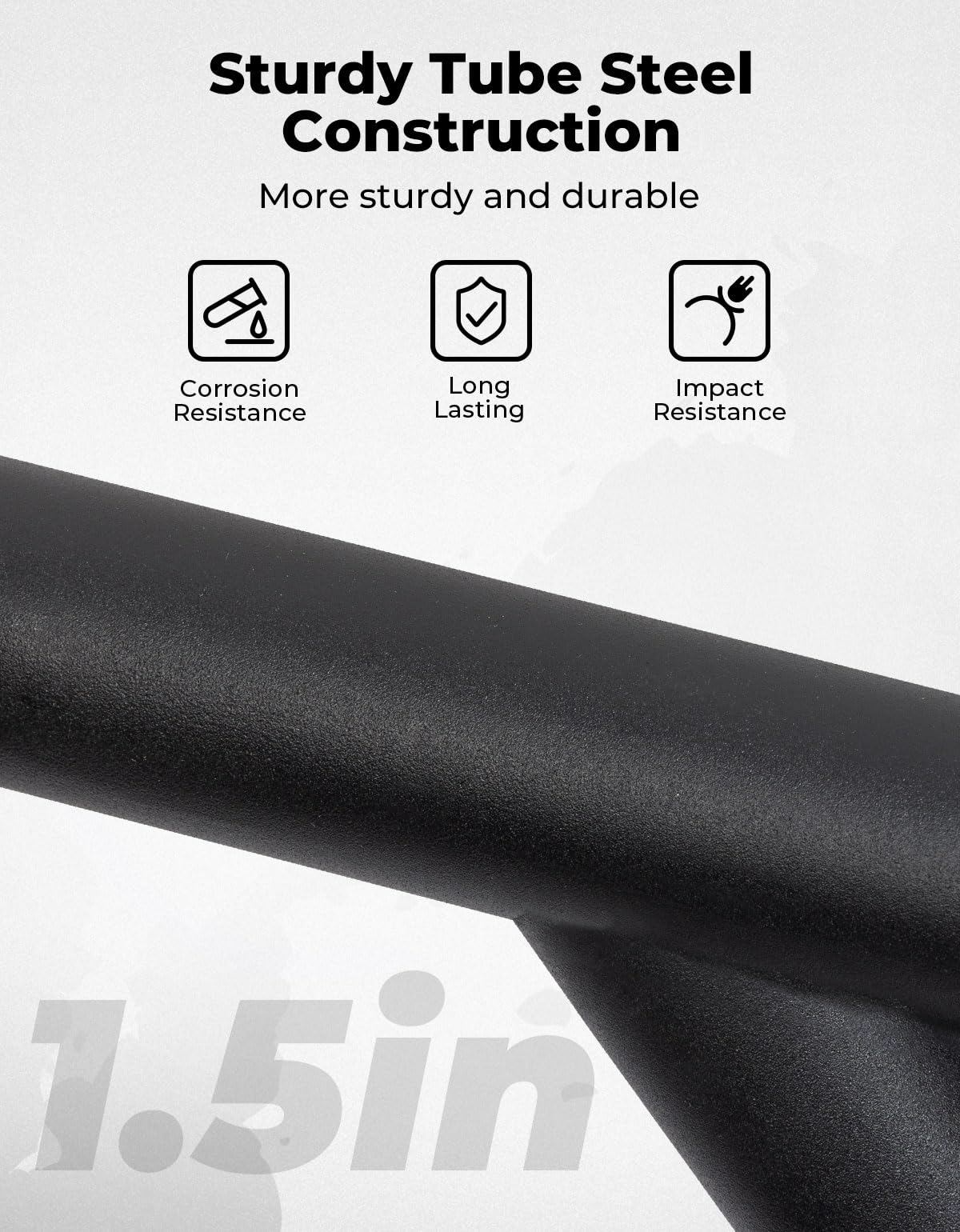 KEMIMOTO Heavy Duty Steel Nerf Bars & Rock Sliders for 2024-2025 Polaris RZR XP 1000/XP 4 1000 | 1.5