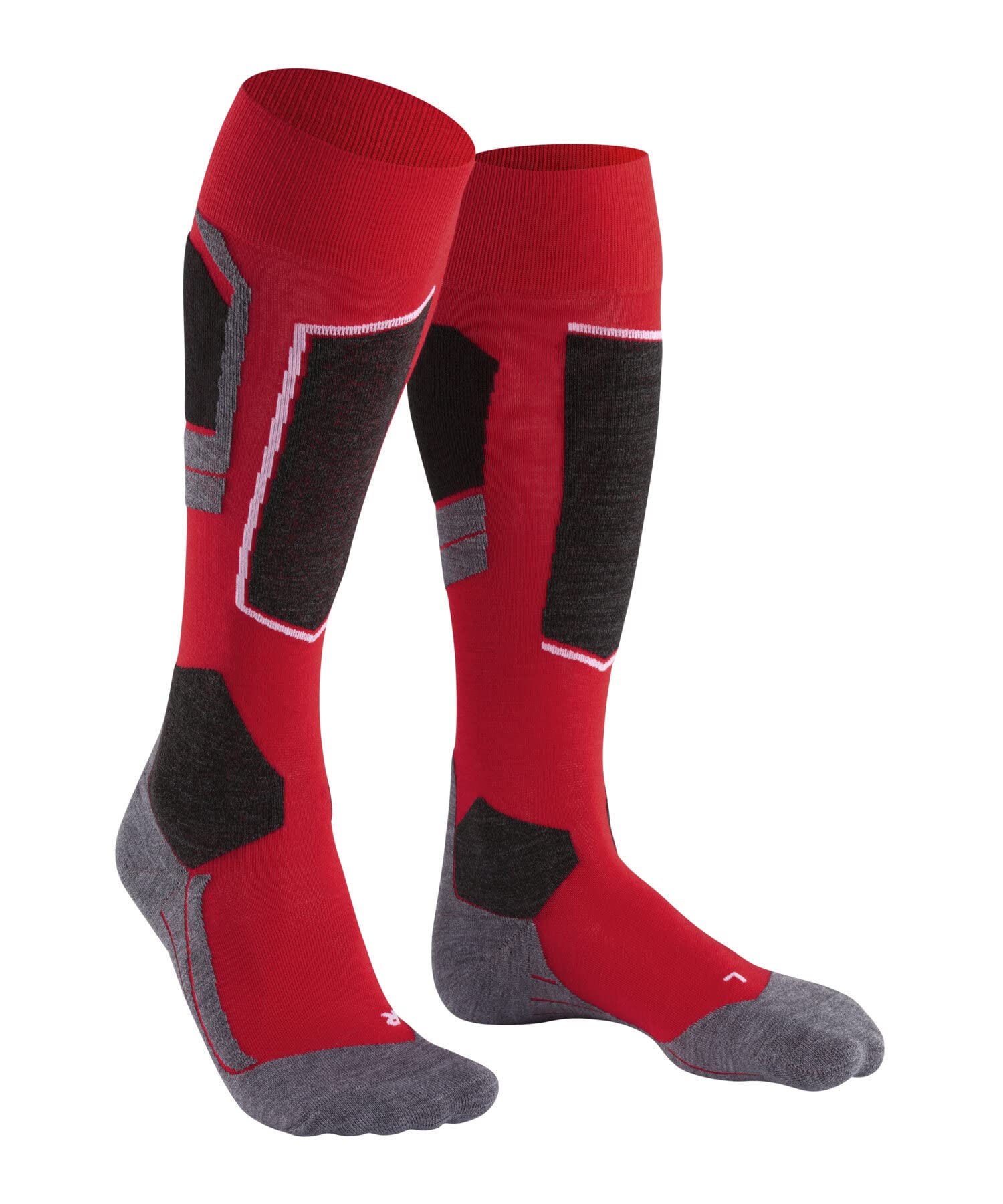 FALKE Men's SK4 Advanced Ski Socks - Light Cushion Merino Wool for Quick Drying & Warmth - Perfect for Skiing, Snowboarding & Winter Sports (1 Pair)