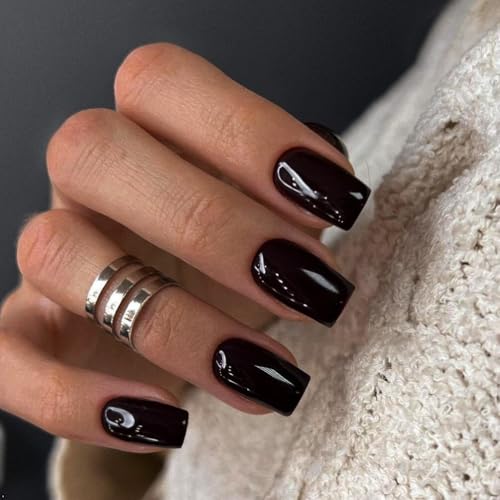 glossy black
