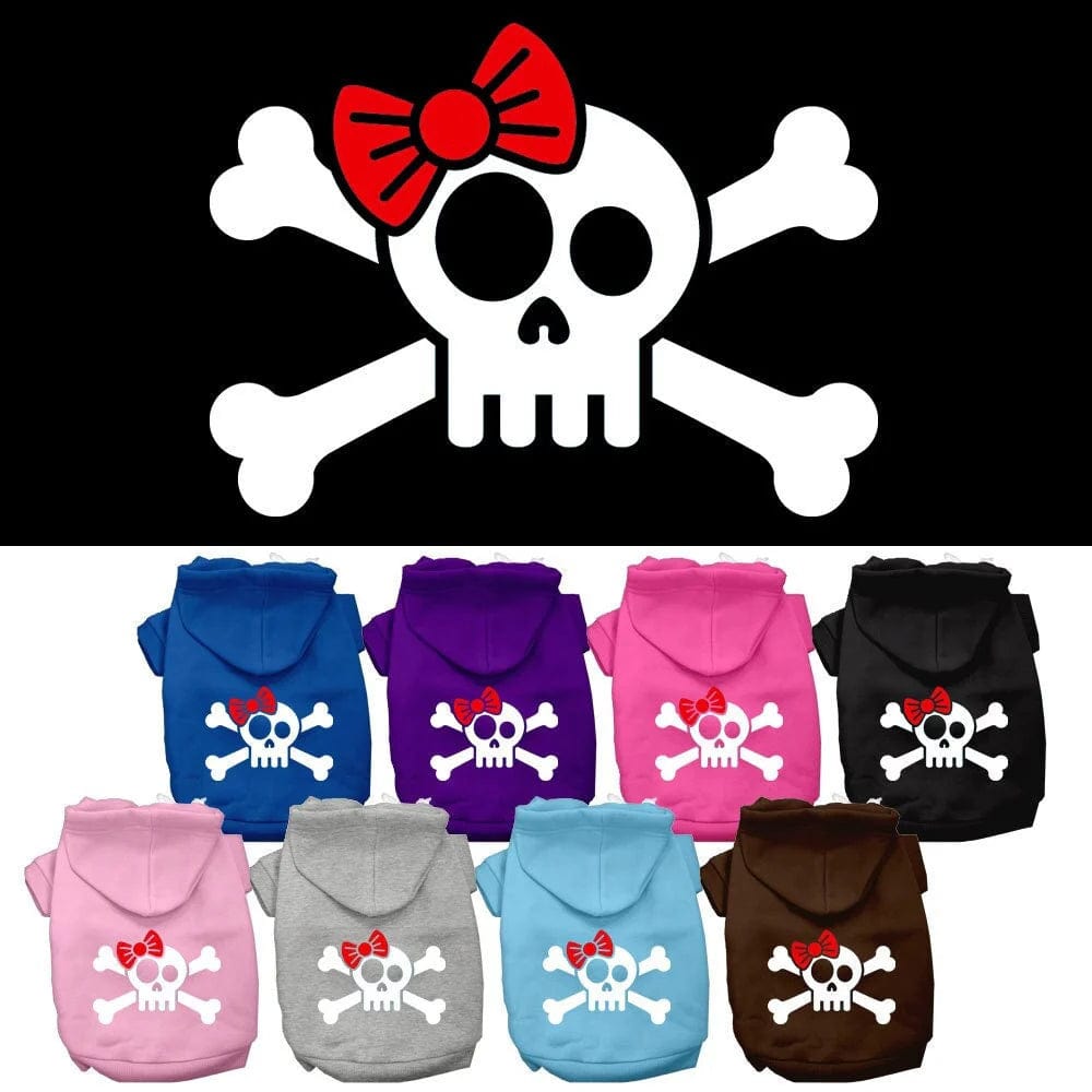 Stylish Girls Skull Print Hoodie - 5 Trendy Colors for Teens & Kids | Perfect for Halloween, Casual Wear & Street Fashion