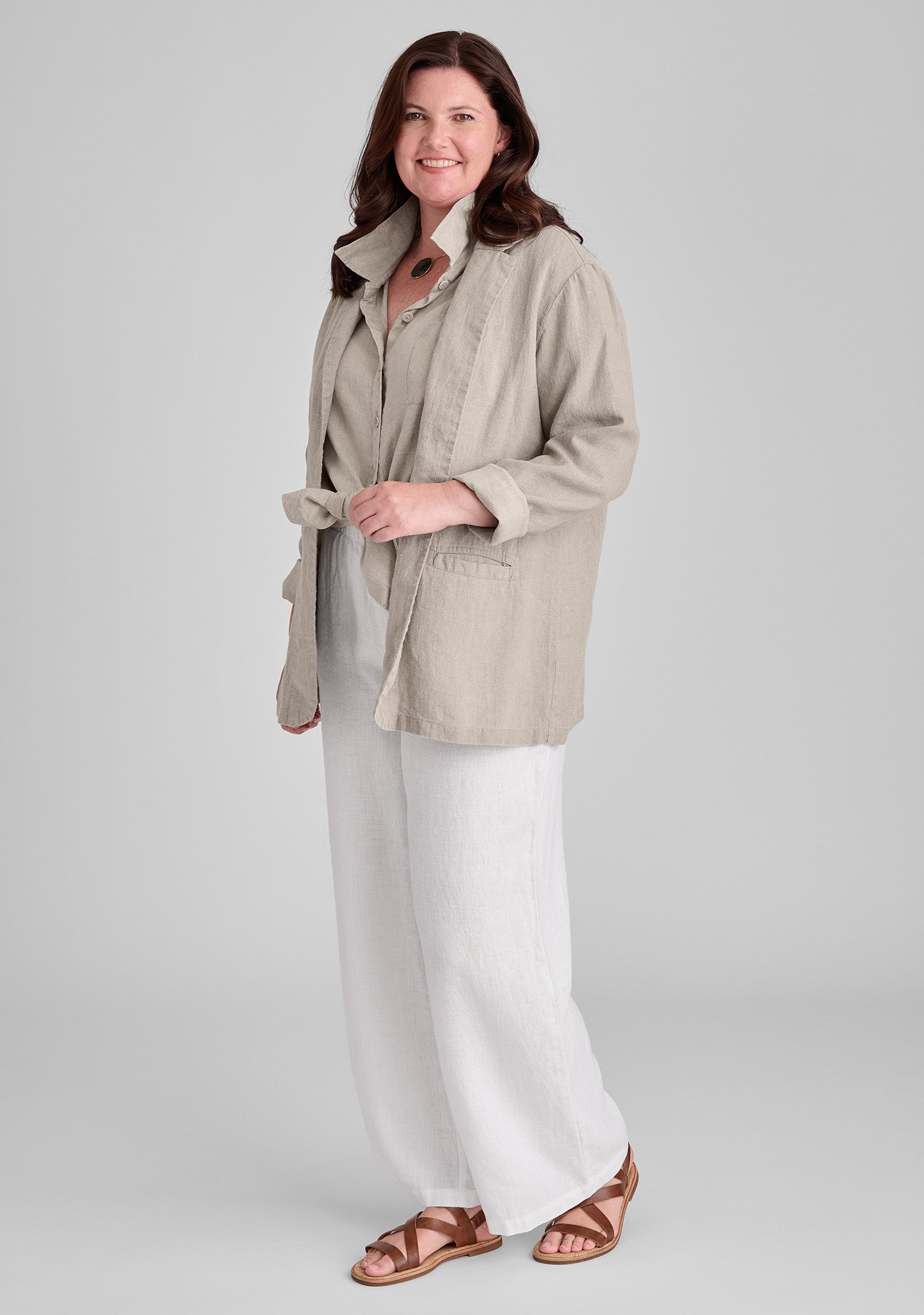 Kate's Blazer - Premium Linen Jacket for Women | Office Wear, Business Casual & Spring Outfits | Lightweight & Breathable Summer Blazer