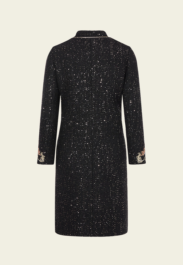 Elegant Floral Embroidered Luxe Dress for Women - Perfect for Weddings, Parties & Special Occasions