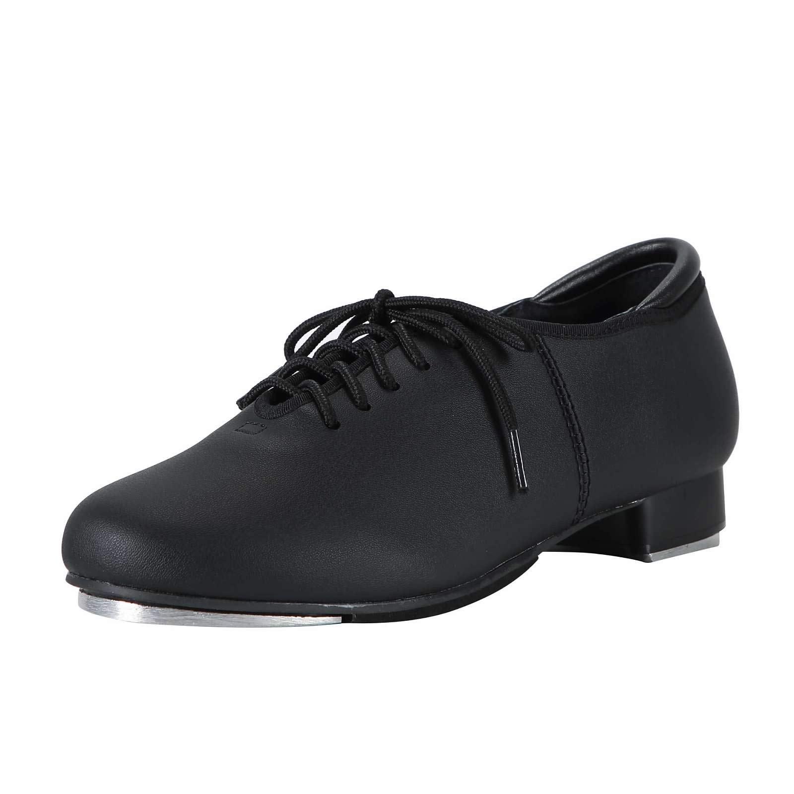 Linodes PU Leather Lace Up Tap Shoes for Women & Men - Professional Dance Shoes for Jazz, Ballet & Broadway Performances