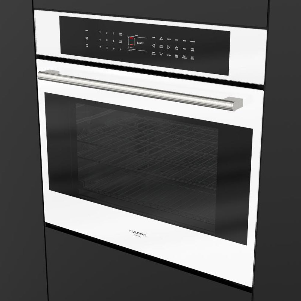 Fulgor Milano 30-inch Built-In Electric Convection Wall Oven with Multiple Color Options (F7SP30) - Perfect for Modern Kitchens, Baking, Roasting & Entertaining