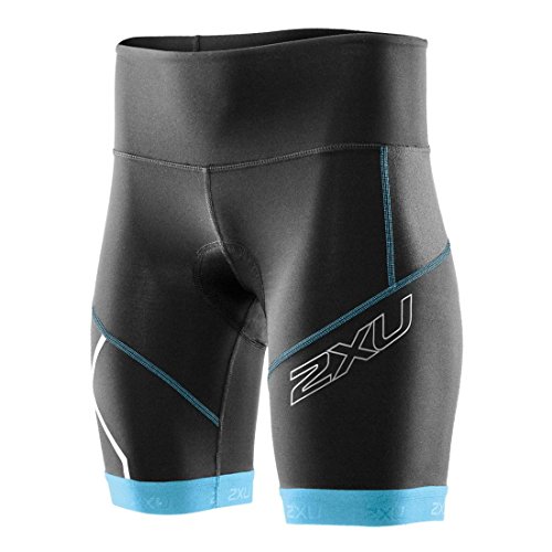 2XU Women's High-Performance Compression Cycling Shorts - Moisture-Wicking & Breathable Bike Shorts for Cycling, Spinning & Workouts - Perfect for Road Biking & Indoor Training