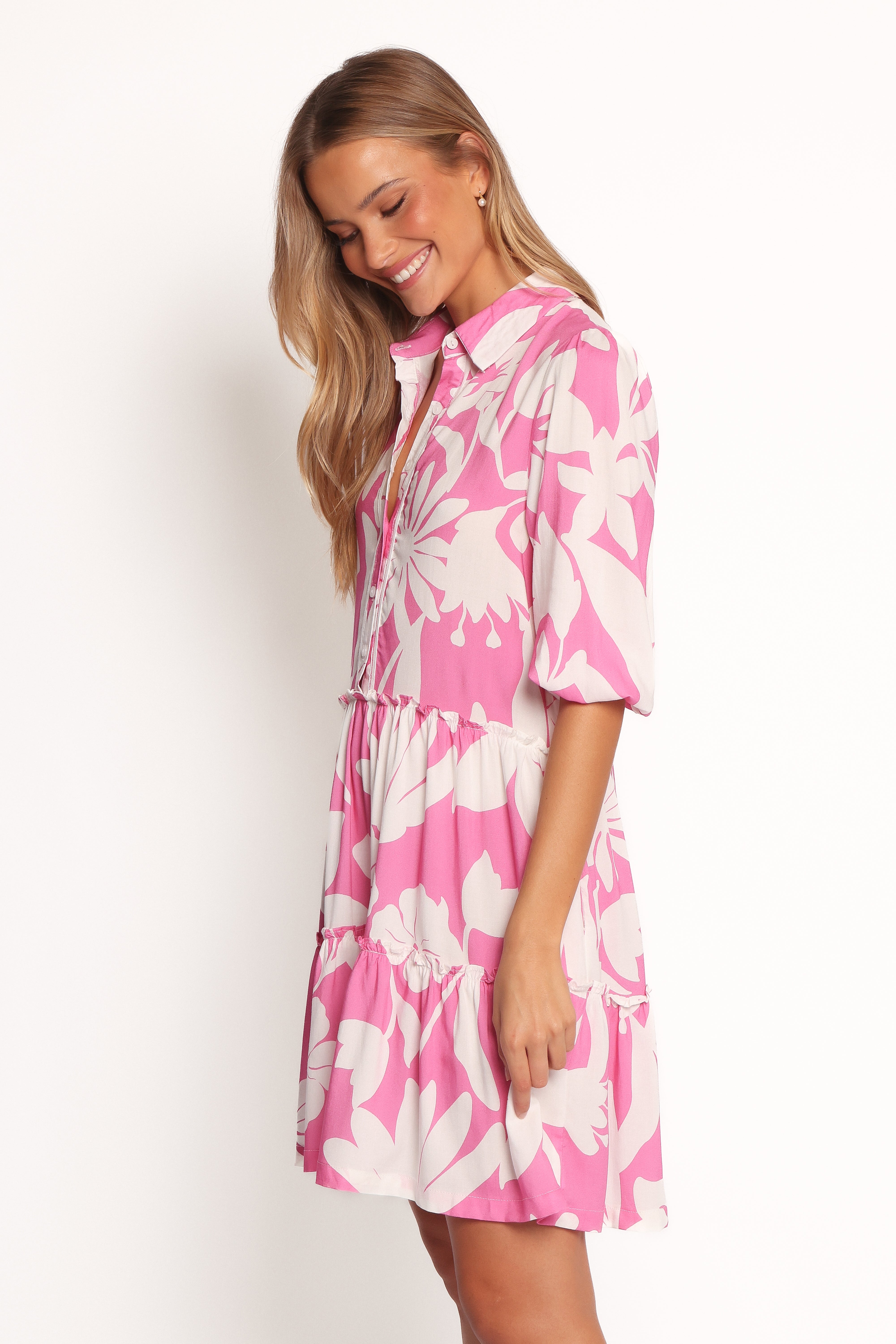 Galatea Mini Dress with Nola Print - Floral Summer Dress for Women, Perfect for Beach, Party & Casual Outings