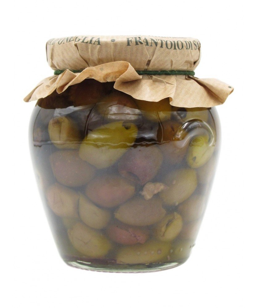 Premium Pitted Taggiasche Olives - Imported Italian Olives for Salads, Charcuterie Boards & Mediterranean Cooking (8.8oz)
