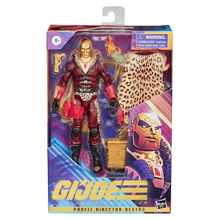 G.I. Joe Classified Series 6-Inch Action Figure - Profit Director Destro Collectible Toy for Display & Play | Perfect for Collectors, Gift Giving & Role-Playing Scenes