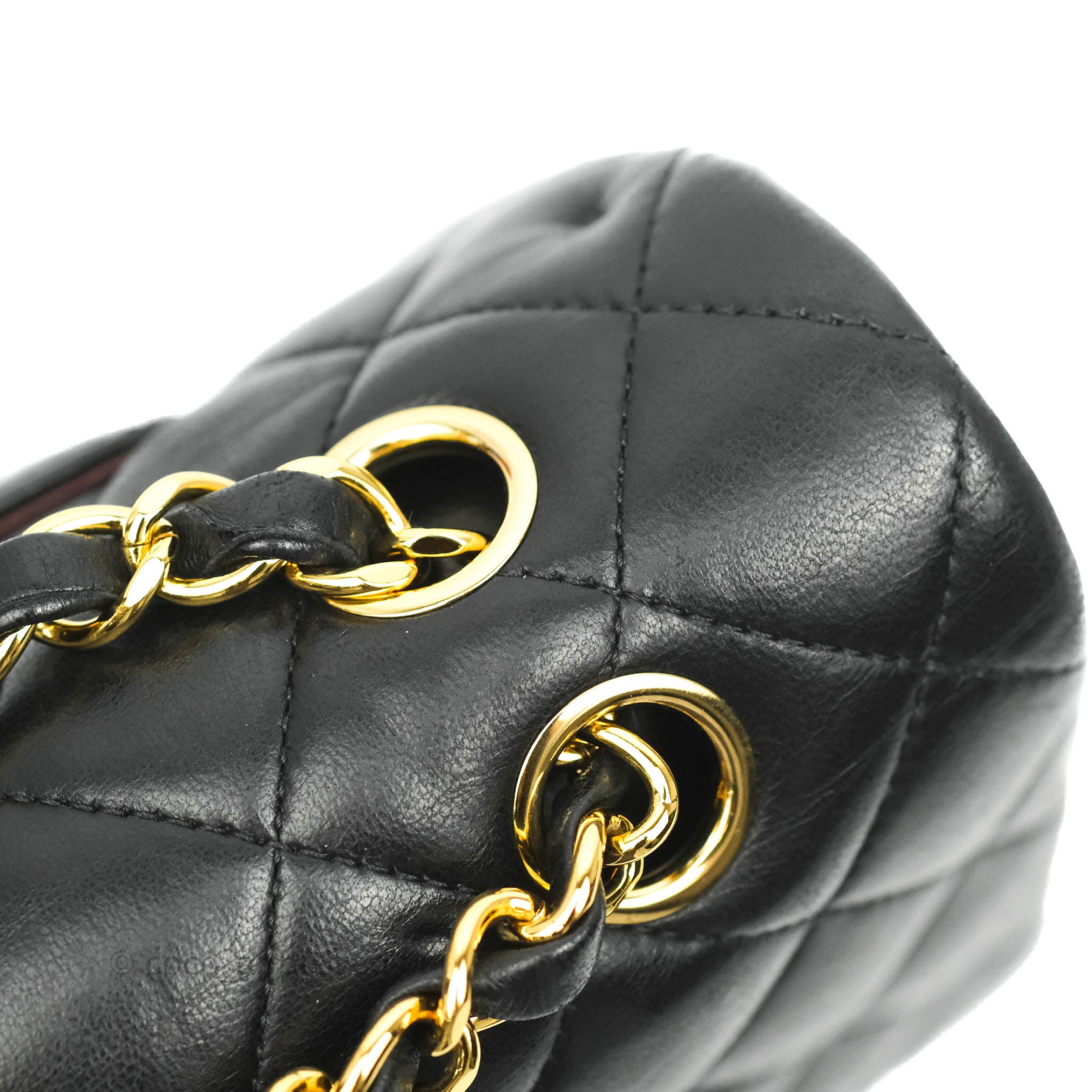 Chanel Classic Medium Double Flap Bag Black Lambskin Leather with Gold Hardware - Luxury Handbag for Women, Perfect for Evening Events & Special Occasions