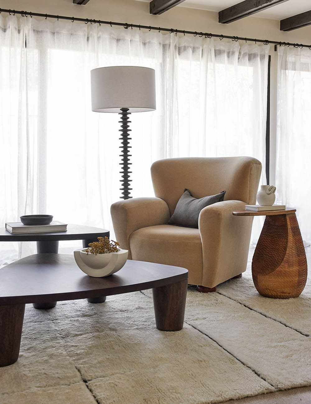 Regina Andrew Fishbone Floor Lamp - Modern Industrial Lighting for Living Room, Bedroom & Office Decor