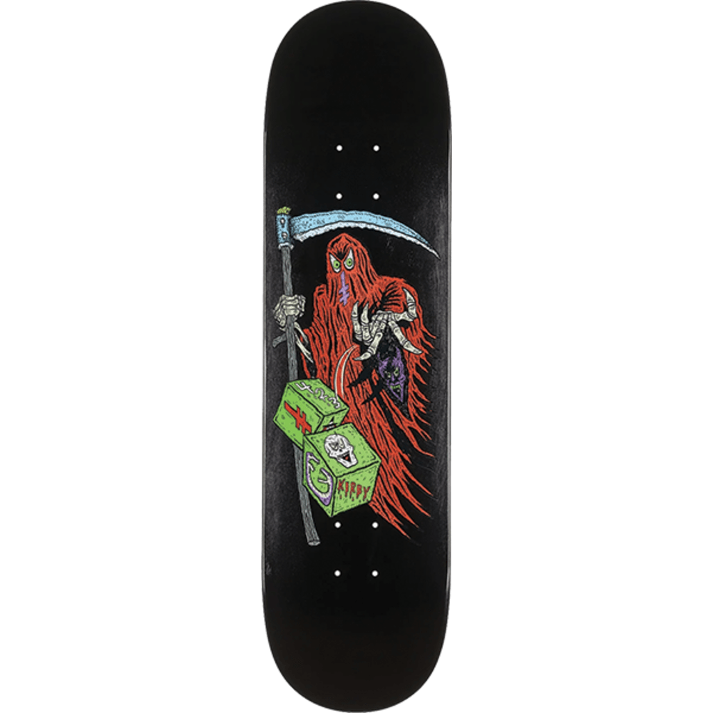 Deathwish Kirby Deathwitch Trials Skateboard Deck 8.25 - Premium Maple Wood Deck for Street & Park Skating - Perfect for Tricks, Commuting & Skatepark Sessions