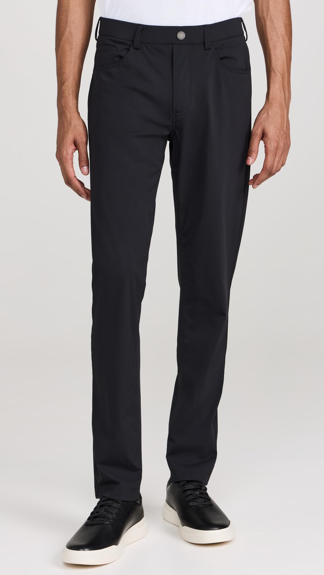 Men's Kent Pull On Trousers 32 Inch Inseam - Comfortable Stretch Dress Pants for Business Casual & Office Wear