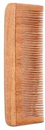 Stylazo Neem Wood Fine Teeth Comb for Hair Growth - Anti Hair Loss & Anti Dandruff Wooden Comb - Perfect for Daily Hair Care & Scalp Massage