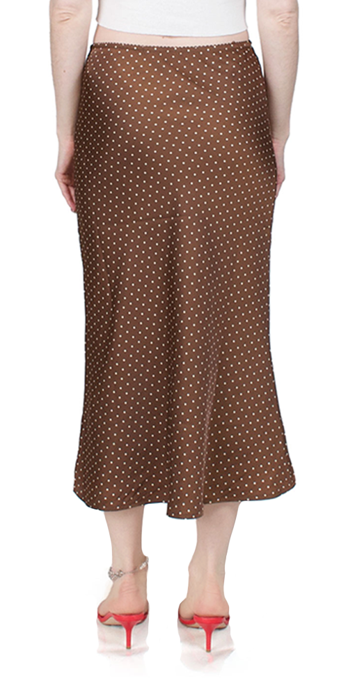 Emilie Women's Satin Midi Skirt - Elegant A-Line Pleated Skirt for Office, Party & Date Night | Siena Collection