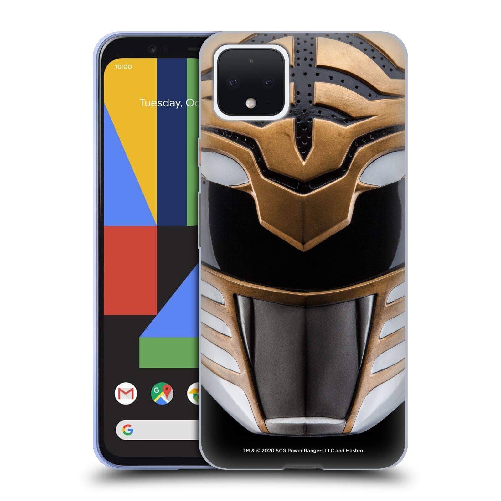 Power Rangers MMPR Helmet Case for Google Pixel 4 - Soft Gel Cover for Fans