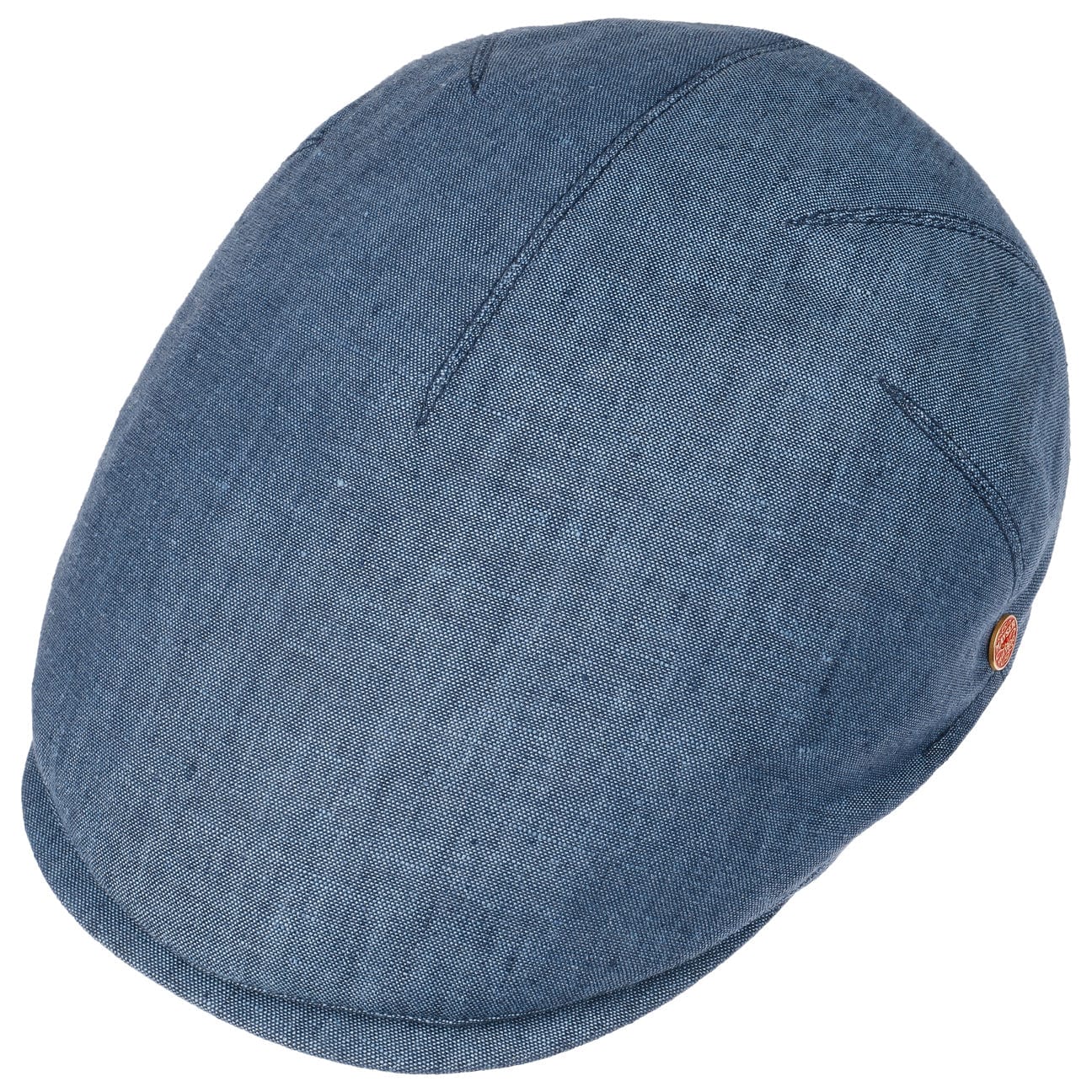 Mayser Sidney Linen Flat Cap for Men - Classic Summer Hat for Outdoor Activities, Travel & Casual Wear