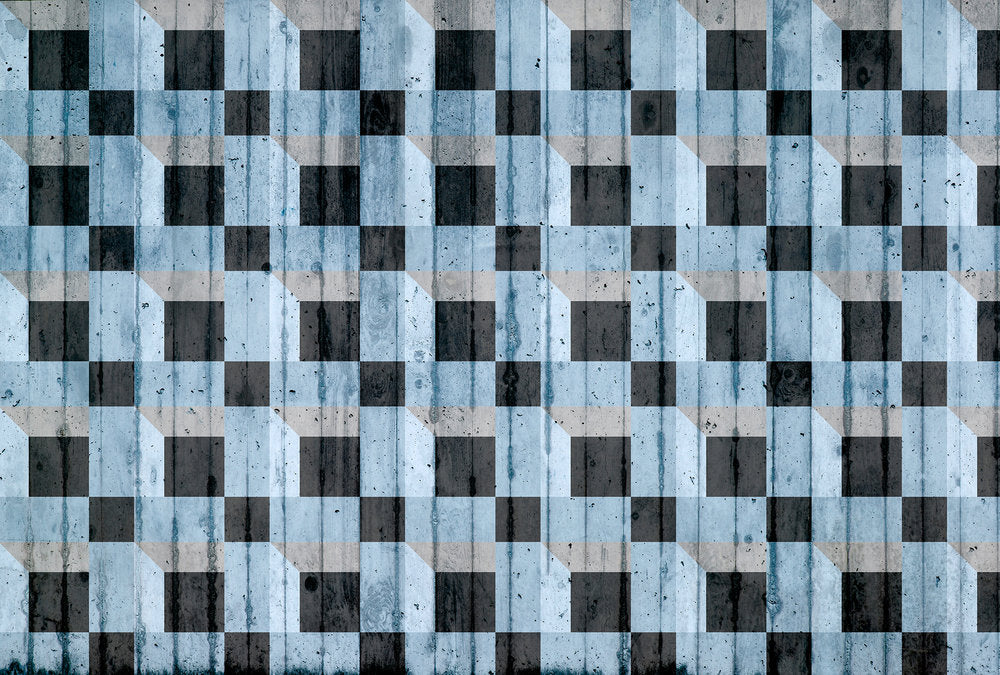 Atelier 47 3D Printed Square Wall Art - Modern Geometric Home Decor for Living Room, Bedroom & Office