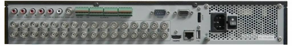 iDS 7332HUHI M4 Turbo HD 32-Channel Hybrid DVR Recorder with 32 IP Camera Support - Perfect for Home Security & Business Surveillance Systems