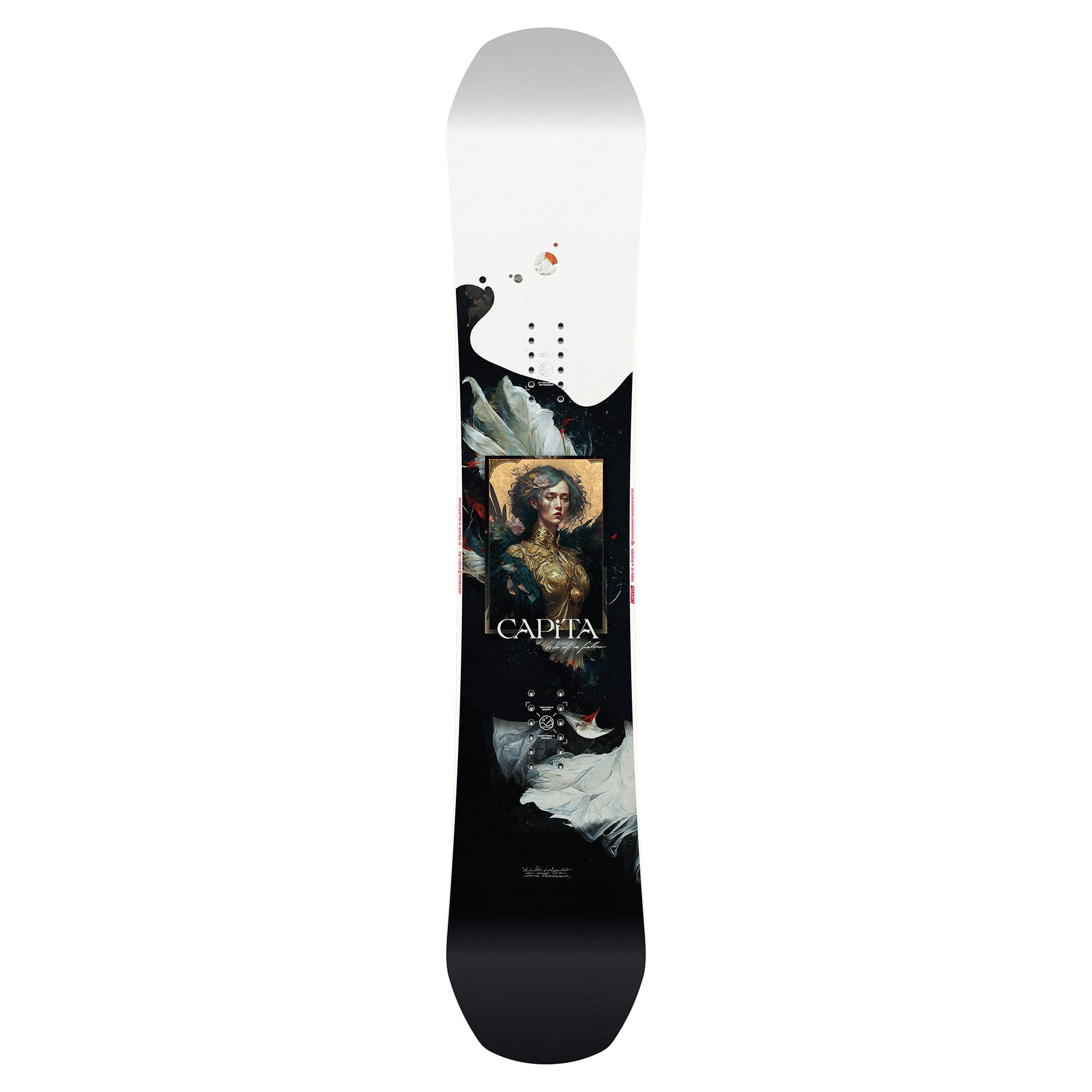 CAPiTA Women's Birds of a Feather Snowboard 2025 - All-Mountain Freestyle Snowboard for Women | Perfect for Park, Powder & Groomed Runs