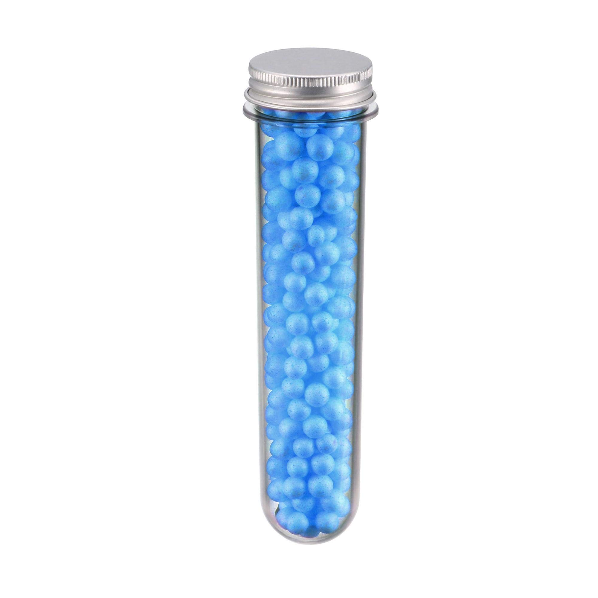 0.3 Inch Blue Polystyrene Foam Ball Beads - 1 Pack Round Craft Beads for DIY Arts, Party Decorations, Vase & Pillow Fillings - Perfect for Home Decor, School Projects, and Creative Crafts