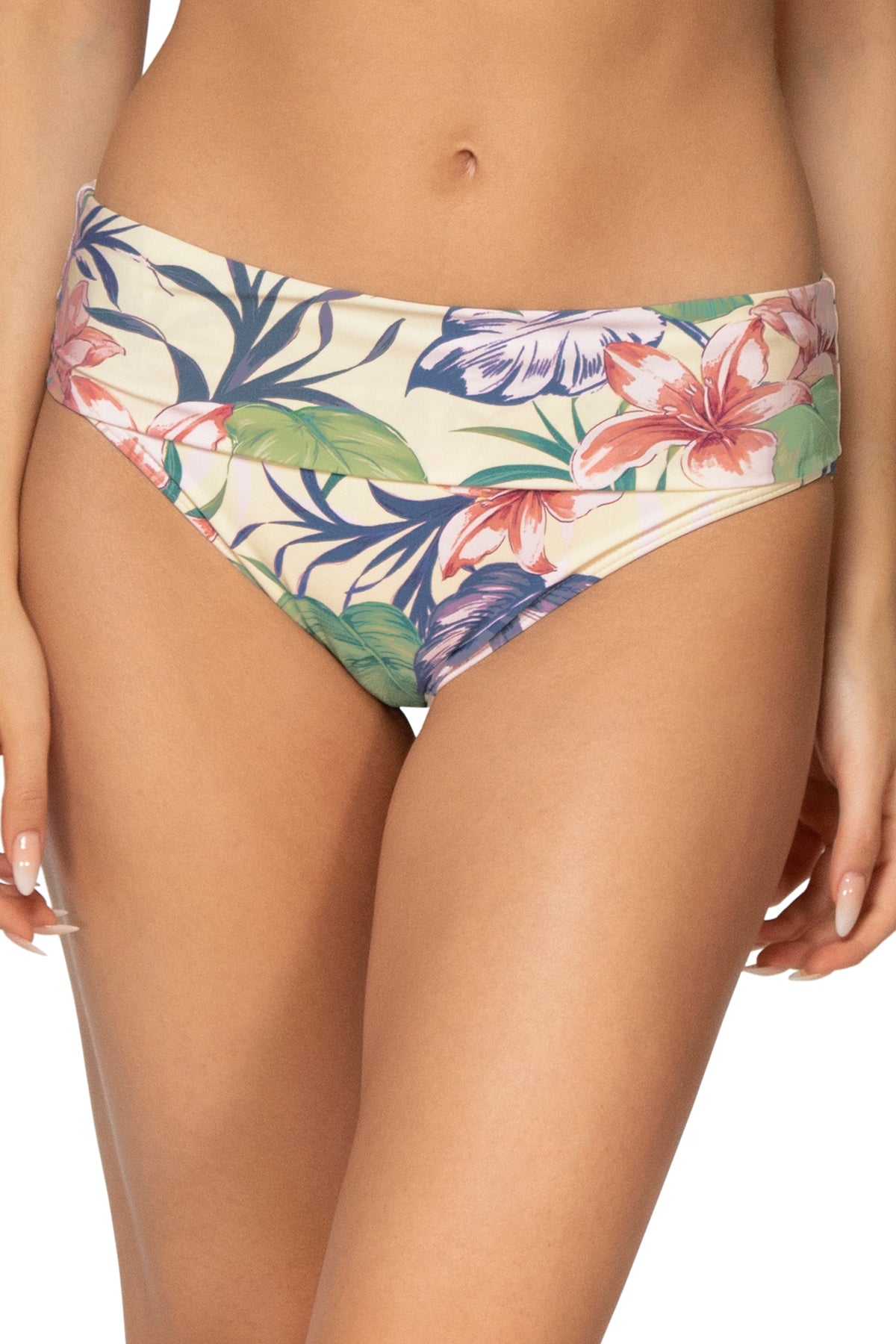 Hannah High Waist Bikini Bottoms - Sexy Swimwear for Women, Comfortable Island Life Beach Vacation Essentials | Perfect for Pool Party, Tropical Getaway & Summer Travel