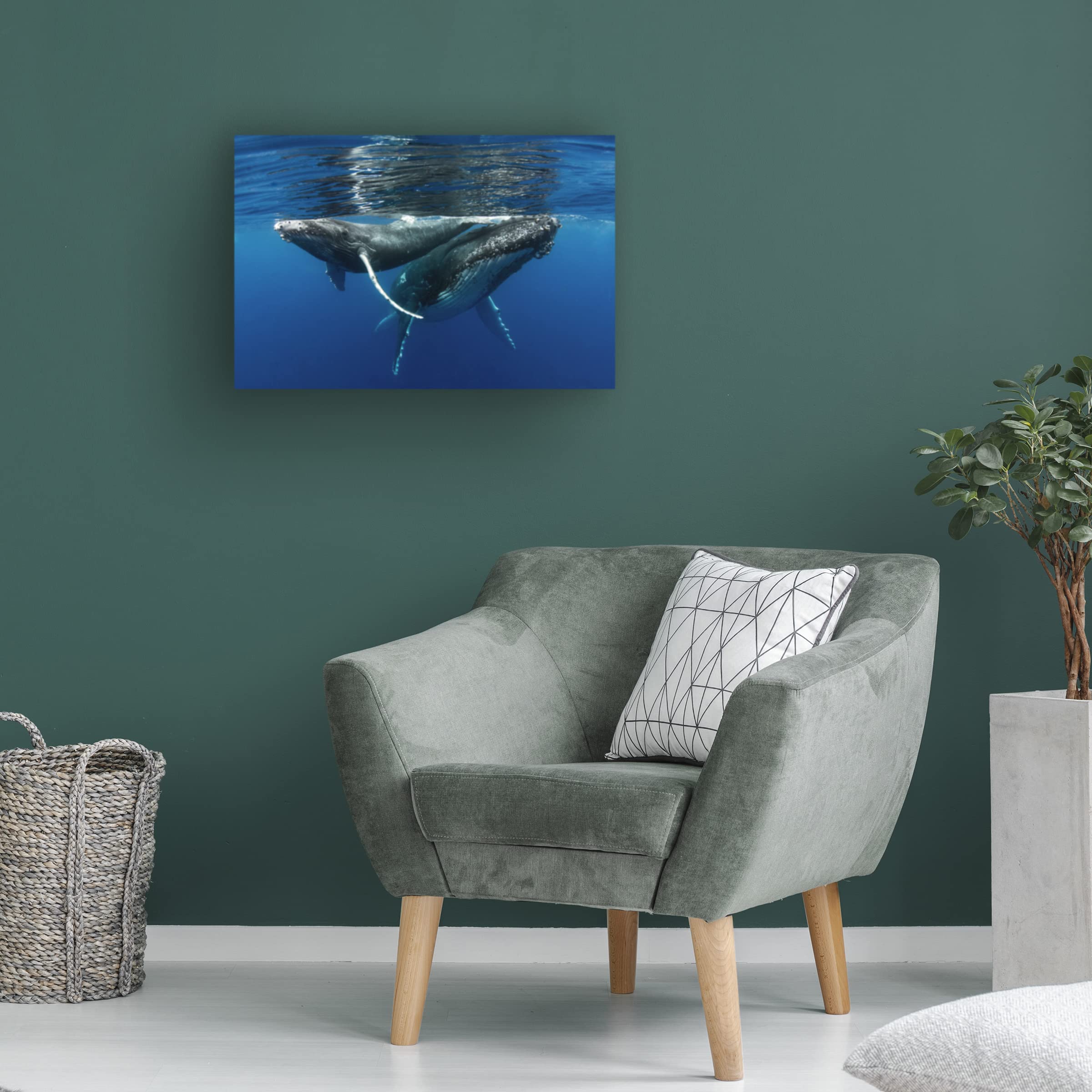 Trademark Fine Art 'Mother And Son' Canvas Print by Cedric Peneau - Handmade Wall Art for Living Room, Bedroom & Nursery Decor