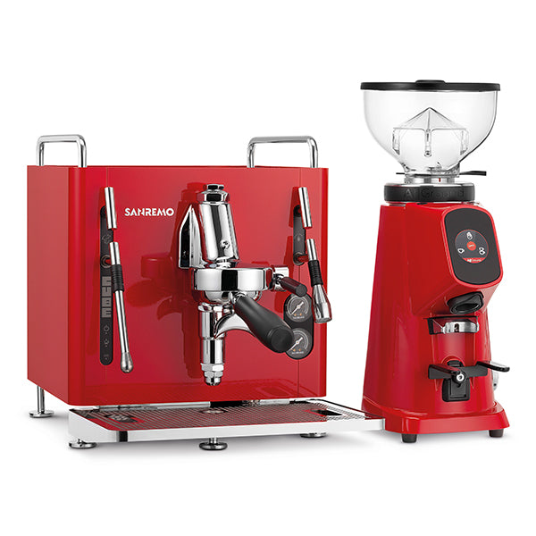 Sanremo Cube Espresso Machine & Coffee Grinder Combo - Professional Barista-Grade Equipment for Home & Cafe Use