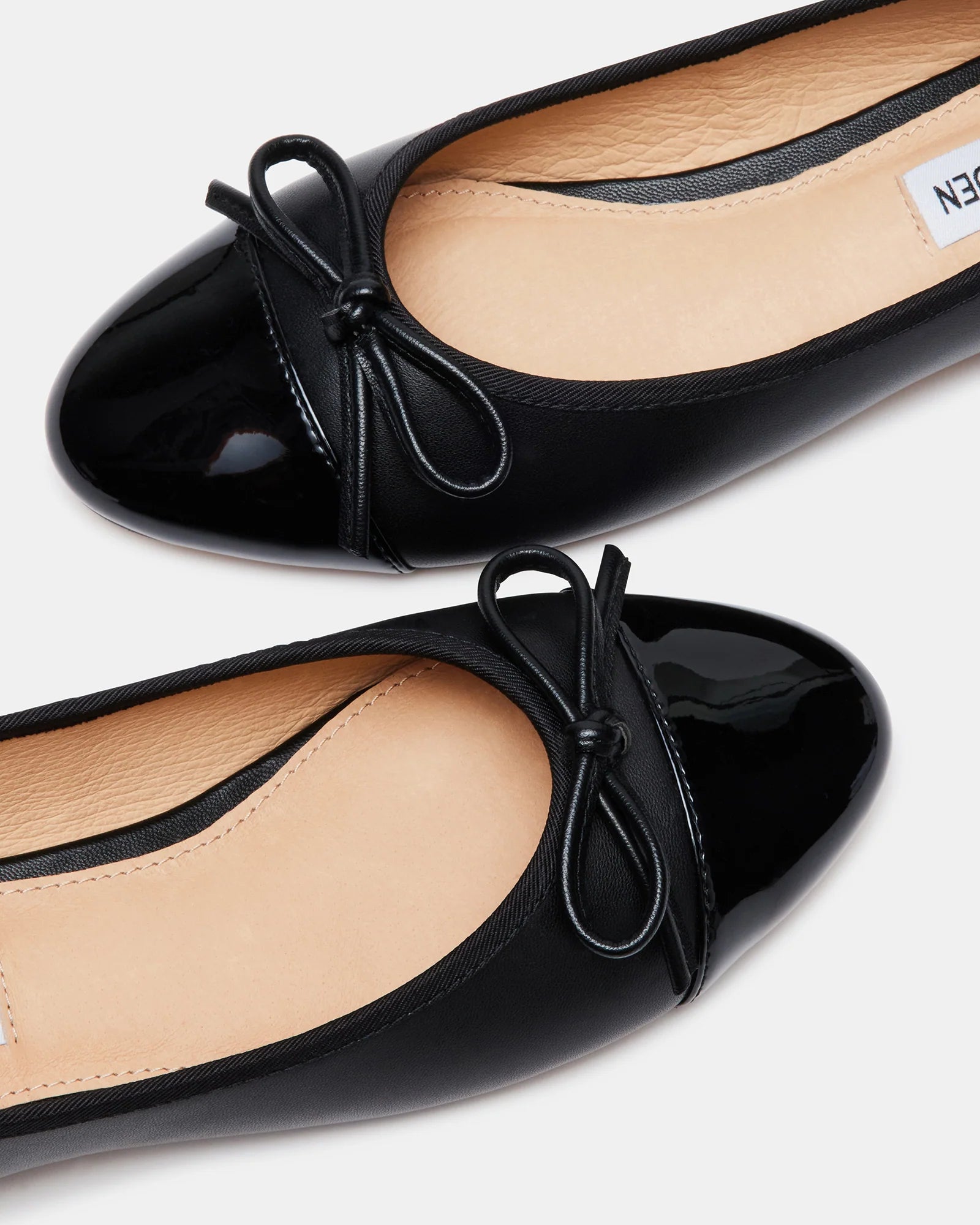 Ellison Women's Black Leather Ballet Flats - Comfortable & Stylish Shoes for Work, Casual & Travel