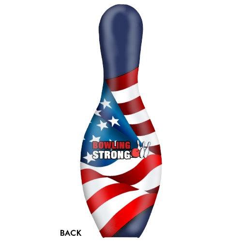 OnTheBallBowling Strong Flag Bowling Pin - Durable & Stylish for Bowling Alleys, Parties & Sports Decor | Perfect for Bowlers & Fans