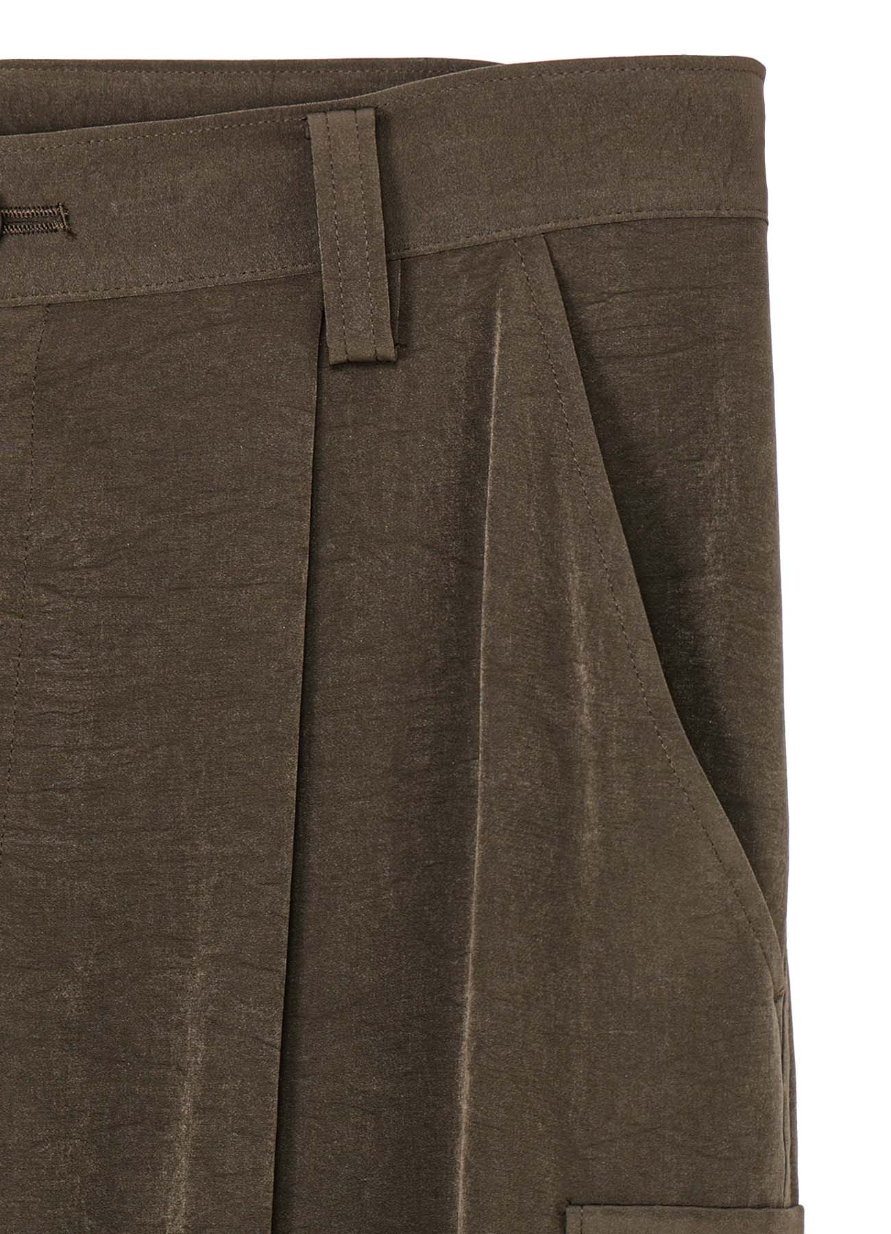 CREPE de CHINE Cuffed Hem Cargo Pants for Women - Lightweight Casual Trousers with Utility Pockets | Perfect for Outdoor Adventures, Travel & Streetwear Fashion