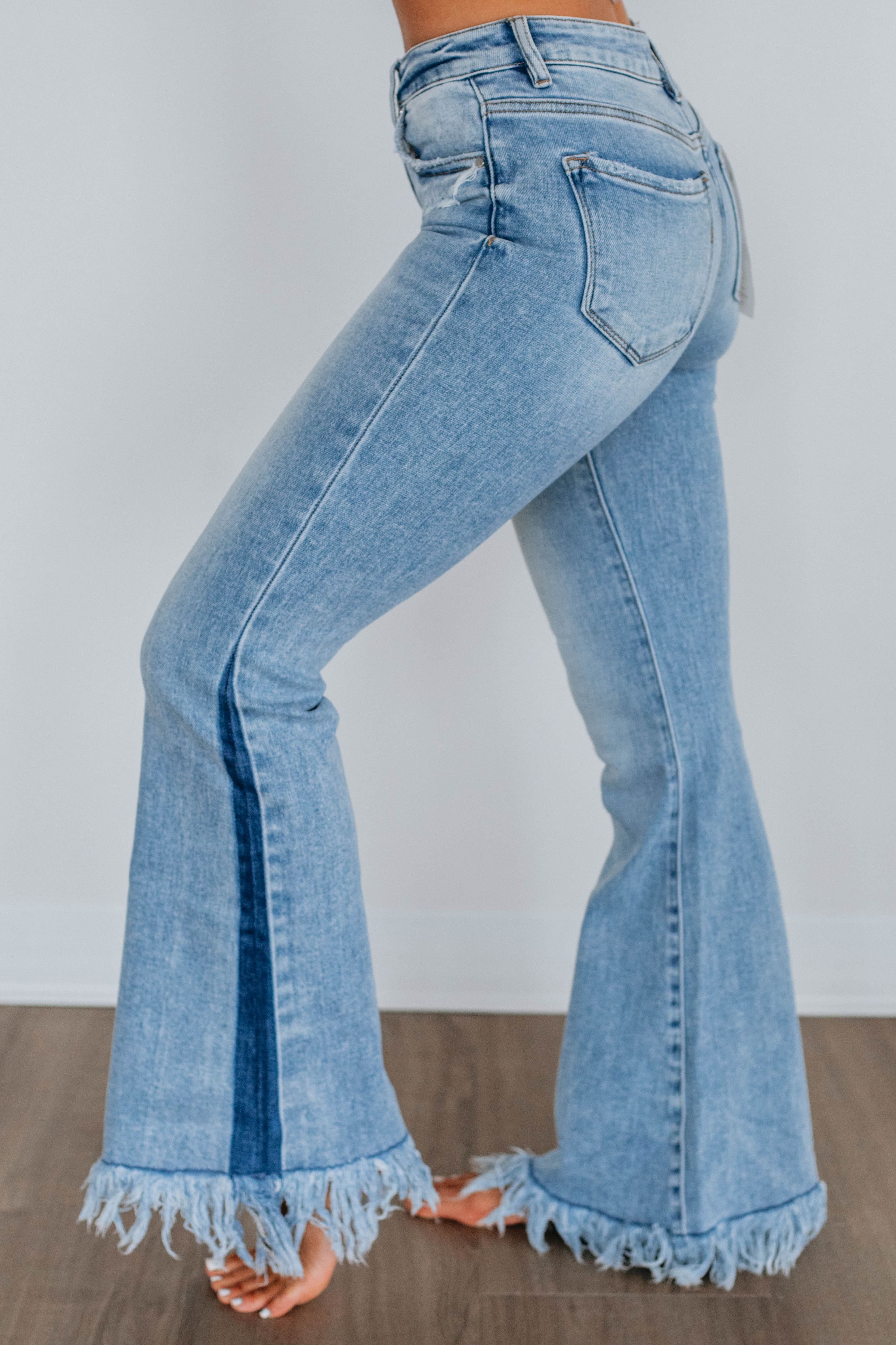 Gena Risen Women's High Waist Stretch Skinny Jeans - Comfortable Slim Fit Denim Pants for Casual Wear & Everyday Outfits