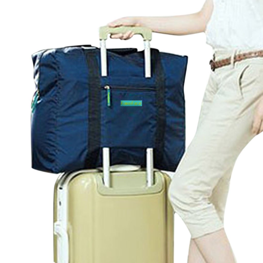 Foldable Travel Duffel Bag - Waterproof Carry-On Luggage Organizer with Pockets for Gym, Camping & Weekend Trips | Compact Storage Pouch for Toiletries & Accessories