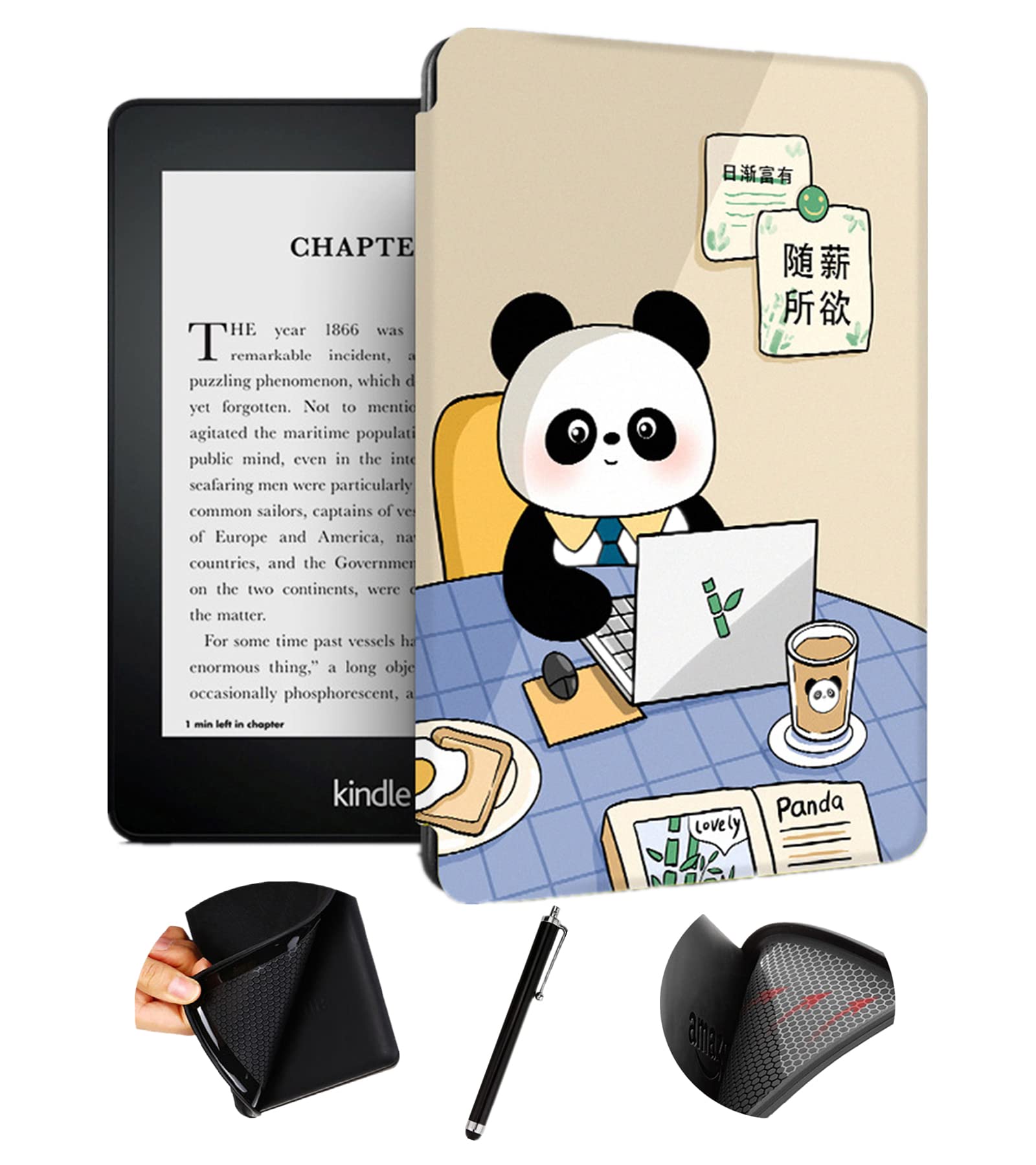 Premium Kindle Case for 11th Generation (Model C2V2L3) - Auto Wake/Sleep, Waterproof TPU Smart Cover - Perfect for Reading, Travel & Outdoor Use