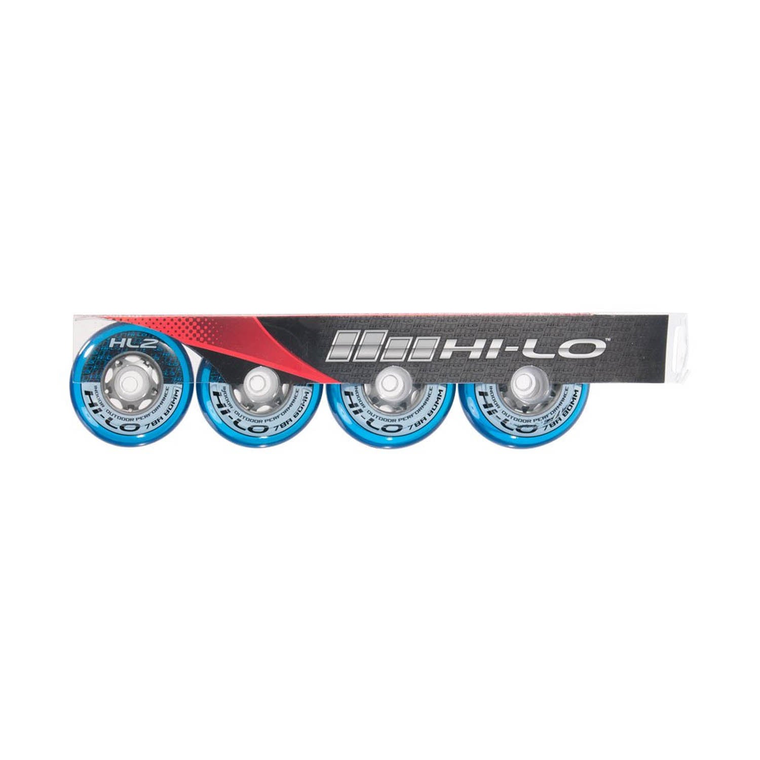 Mission Hockey HL2 78A 4-Pack Inline Skate Wheels (68mm) - High-Performance Wheels for Roller Hockey & Aggressive Skating