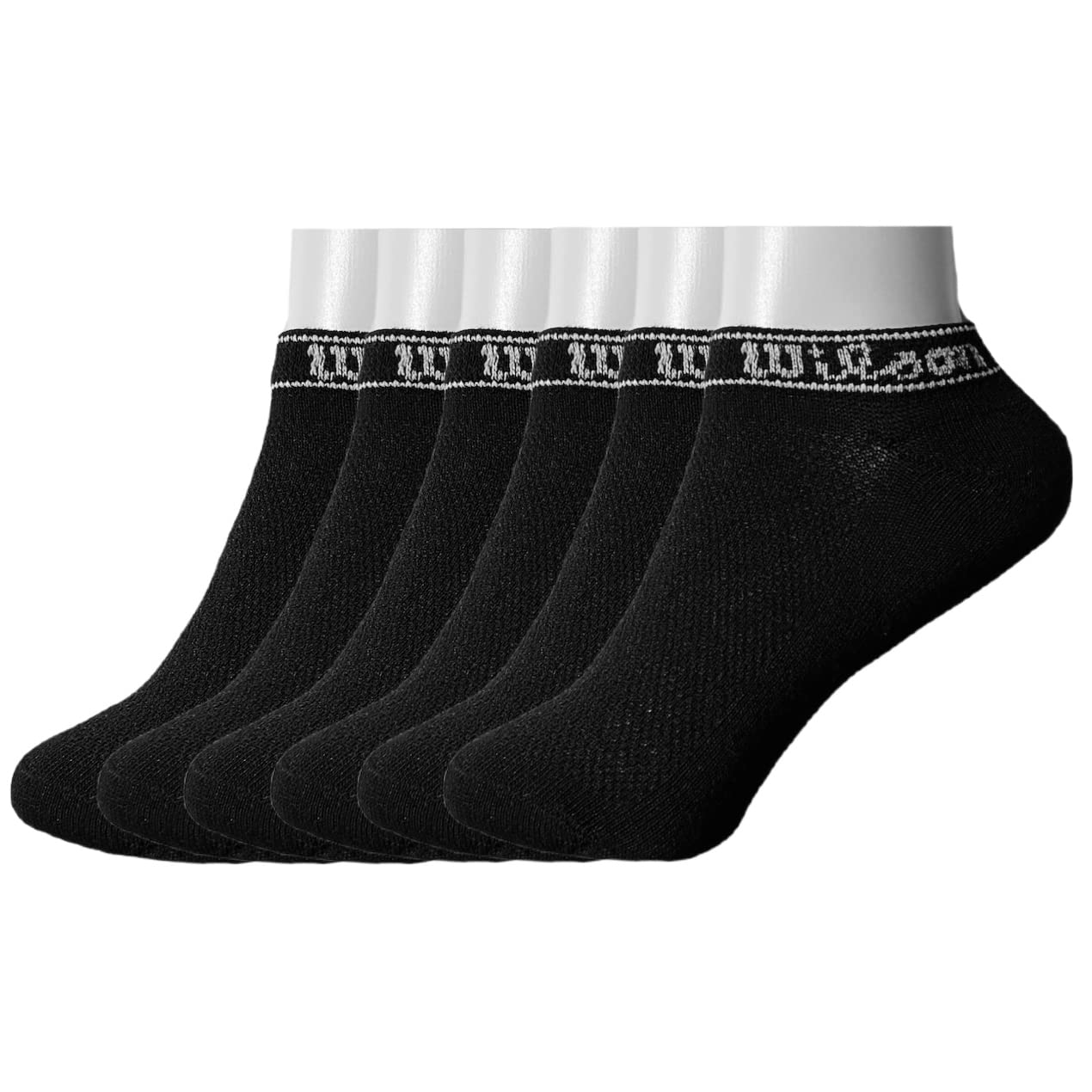 Wilson Men's Athletic Moisture-Wicking Low-Cut Socks - 5 Pack Multipack for Running, Gym & Sports - Breathable Performance Socks for Active Lifestyles