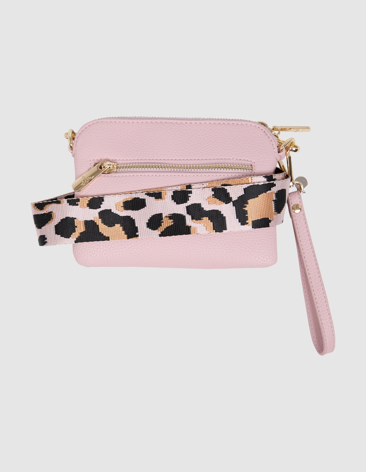 Elm Compact Crossbody Bag for Women - Lightweight Pink Leather Shoulder Bag, Perfect for Travel, Shopping & Everyday Use