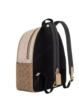 Coach Court Backpack in Signature Canvas - Stylish Laptop Backpack for Women & Men, Perfect for Work, Travel & School | Durable & Fashionable Shoulder Bag