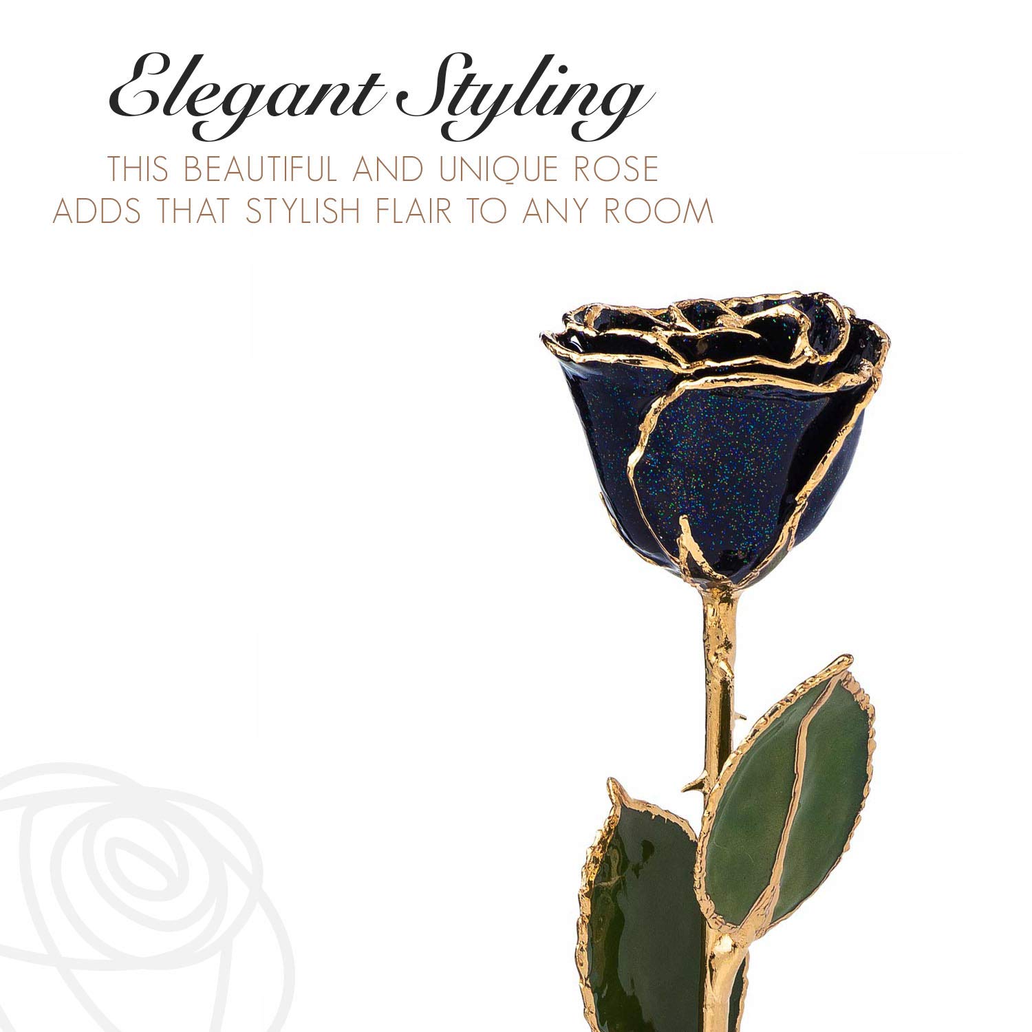 24K Gold Dipped Forever Rose - Genuine Handcrafted Real Flower Preserved in Lacquer | Luxury Eternal Rose Gift for Anniversary, Valentine's Day & Romantic Occasions | Perfect Wedding, Birthday & Home Decor Gift for Her & Him