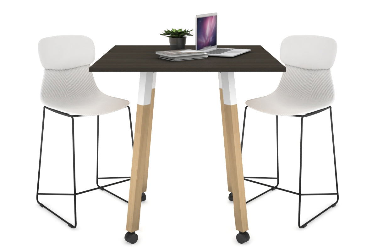 Solid Wood Square Coffee Table with Quadro Countertop - 31.5