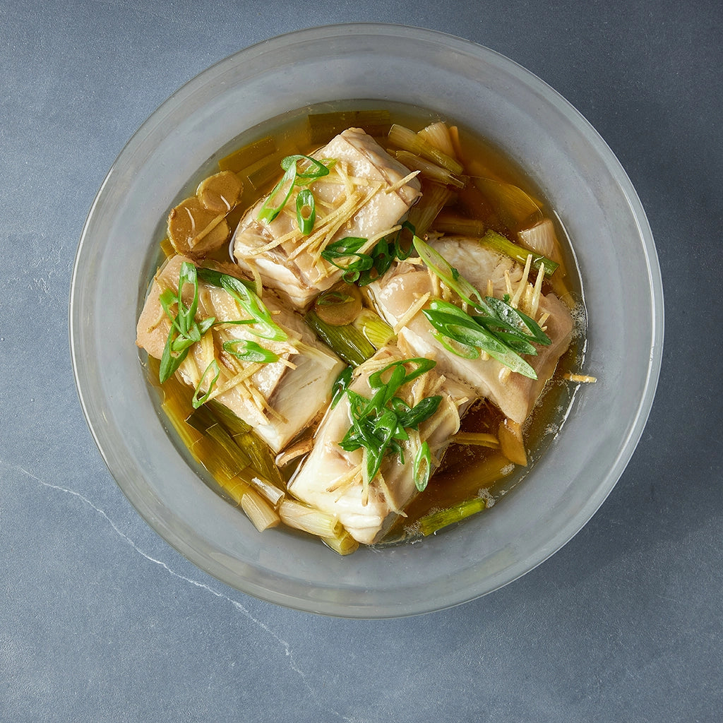 Fresh Steamed Ginger Scallion Fish Fillet - Healthy Asian Style Recipe - Perfect for Family Dinners & Special Occasions