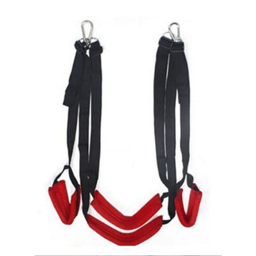 Premium Fitness Yoga Swing Belt for Exercise & Protection - Adjustable & Durable (Red) - Ideal for Yoga, Pilates, Aerial Fitness & Home Workouts