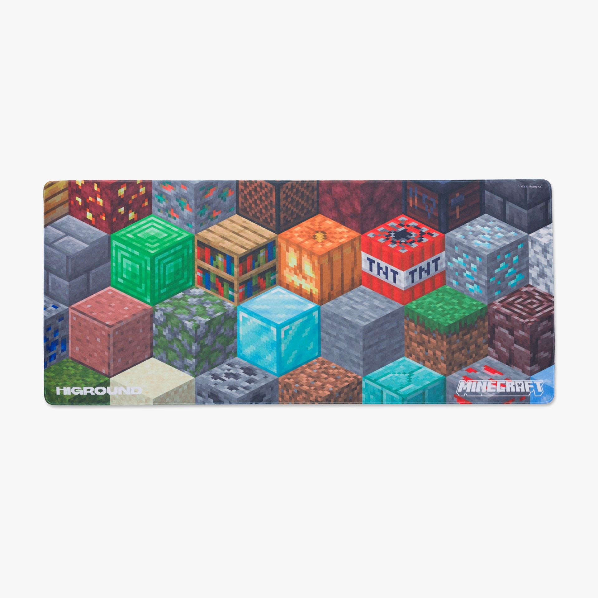 HG x Minecraft XL Gaming Mousepad with Random Blocks - Perfect for PC, Laptop & Gaming Setup