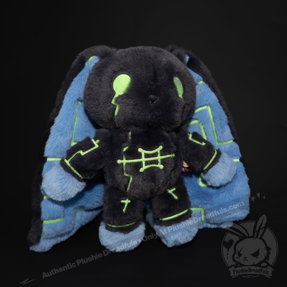 Plushie Dreadfuls Nyctophobia Rabbit - Soft Stuffed Animal Toy for Anxiety Relief & Comfort | Perfect for Nighttime Fears, Therapy, and Cuddling
